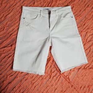 Sam Edelman white Bermuda shorts